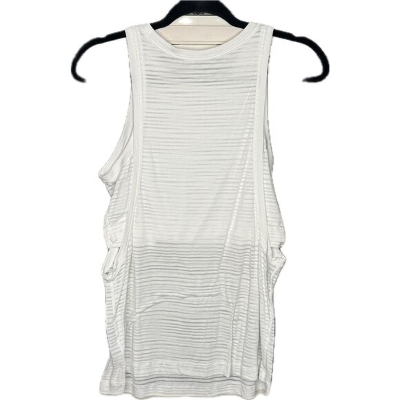 Lululemon Clear and Present Muscle Tank, White, GUC - Picture 2 of 9